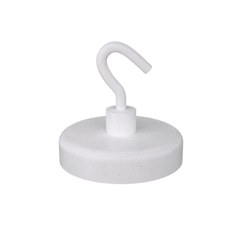 Master Magnetics White Magnetic Hook Set - 1" Diameter, 1.5" Height, 9 Pound Pull, Pack of 8, MHHH9X8 - Image 2